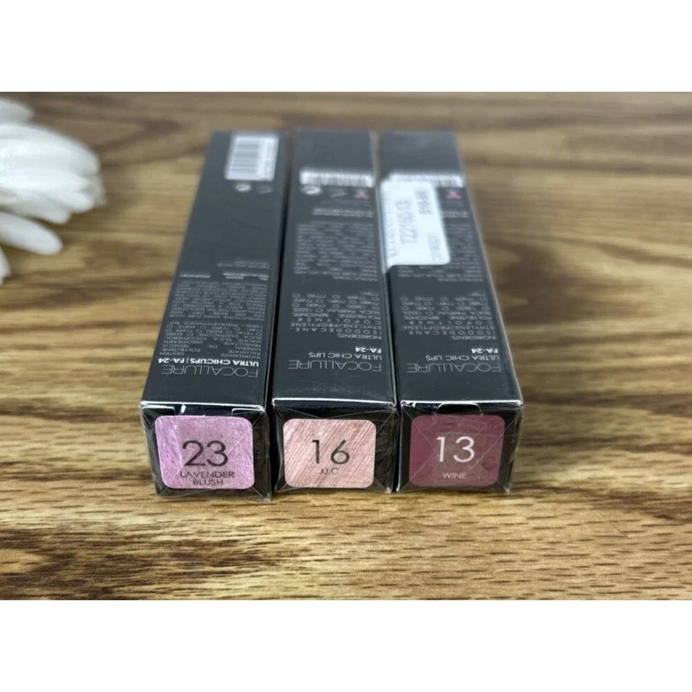 Focallure Ultra Matte Long Lasting Lip Color 01 Coquelicot 2 Tube Lot NWT